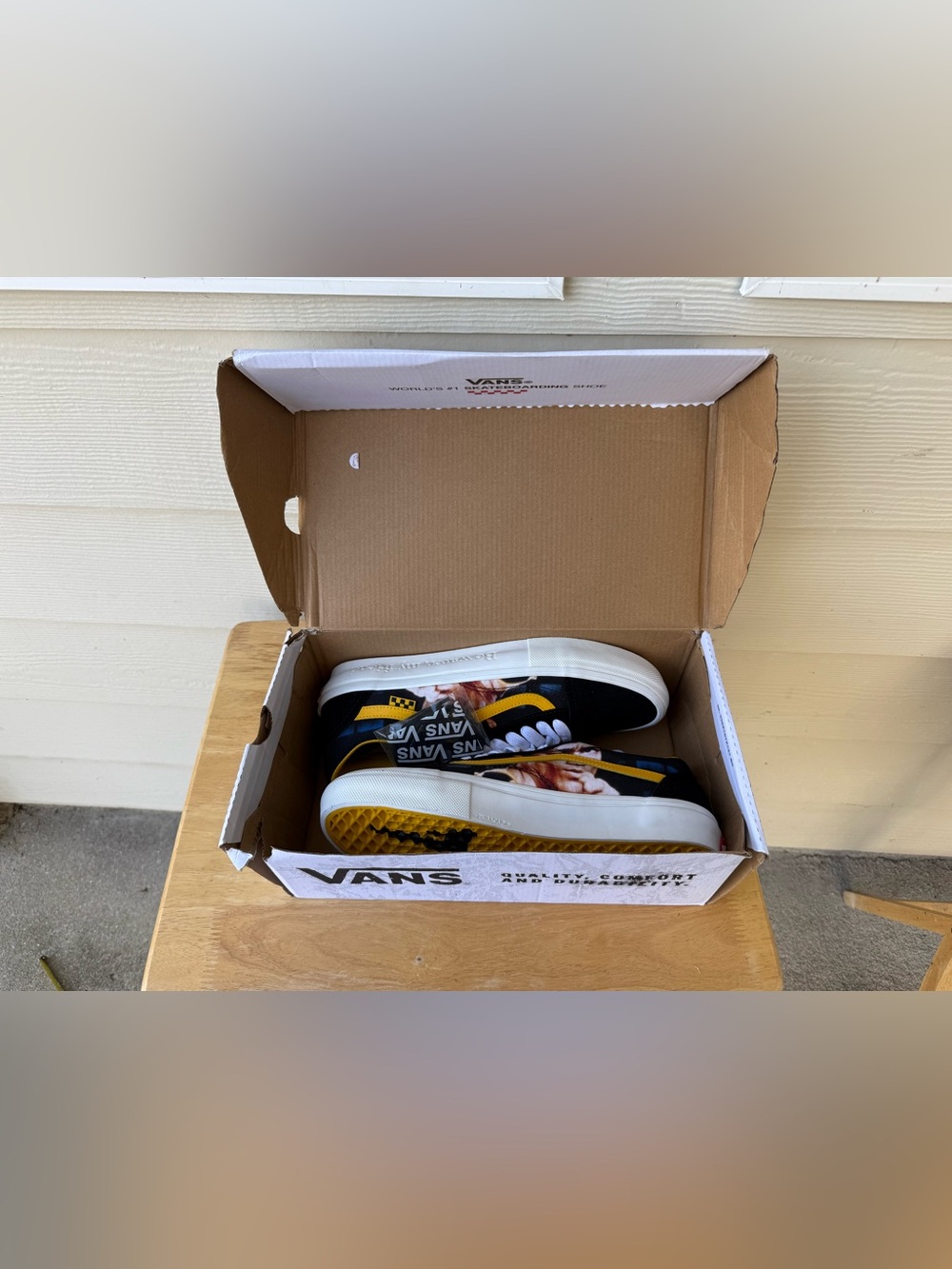 Vans Skate Old Skool Bruce Lee Black/Yellow size 10.5M NWT